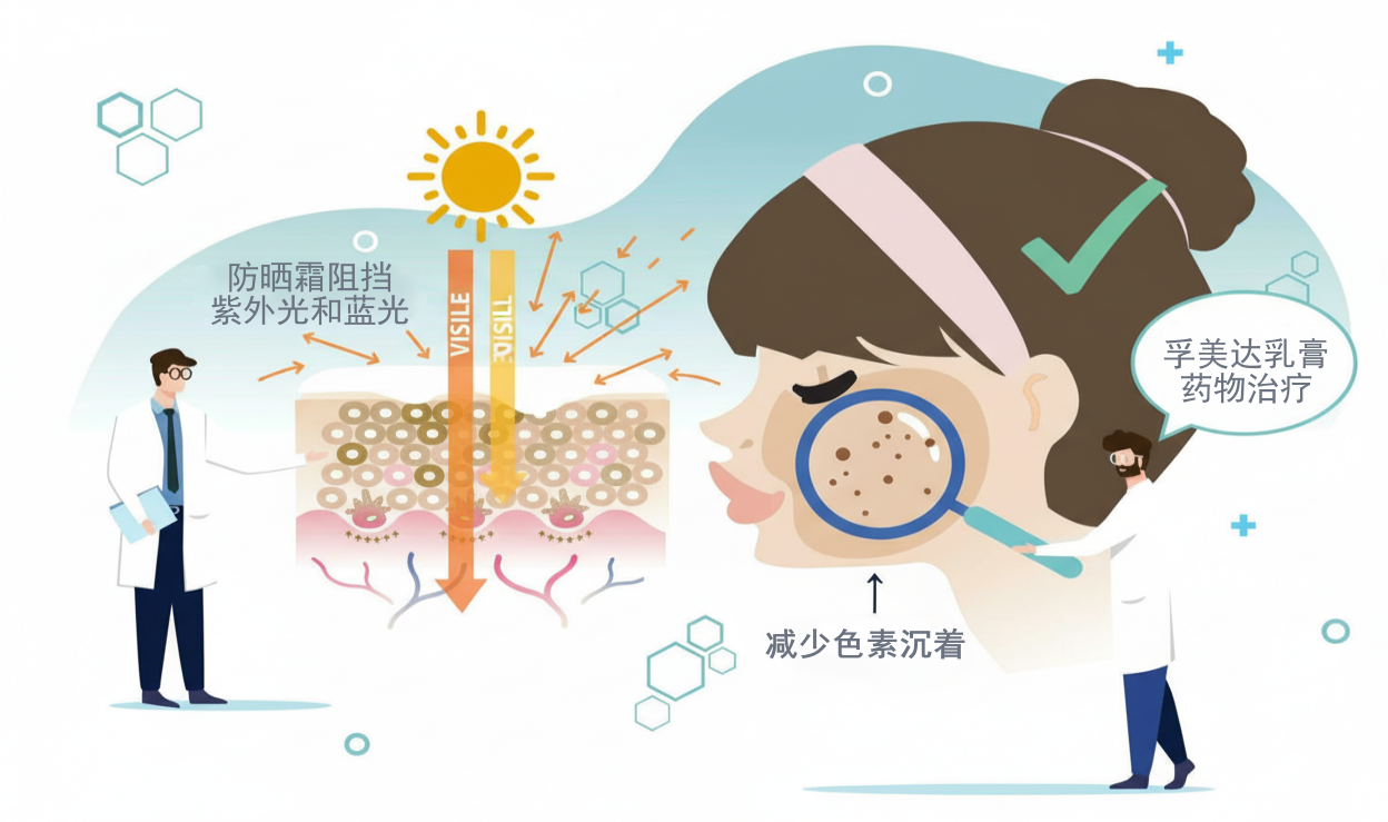 黄褐斑治疗时必须用什么样的防晒霜？